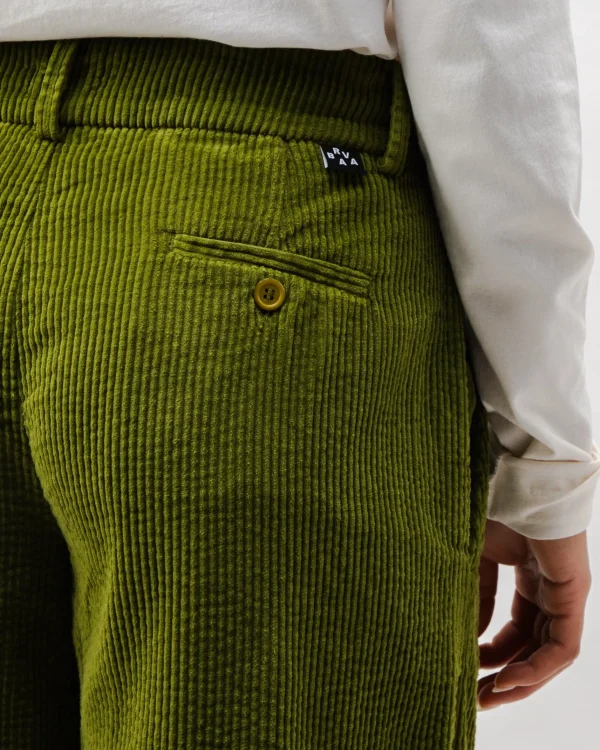 Grüne Damen-Cordhose