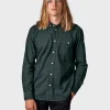 Herren Flanellhemd Benjamin Olive