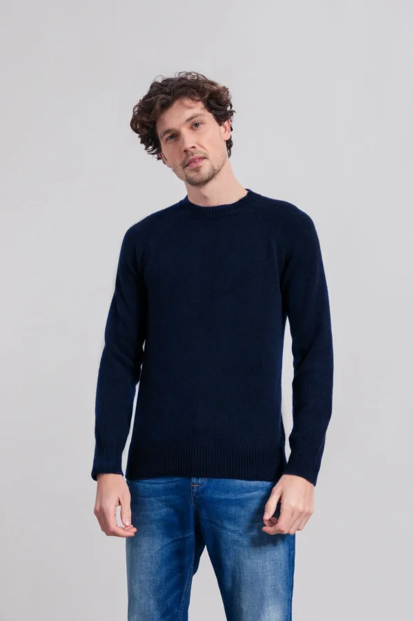 Herren Kaschmirpullover Dante Blaue