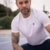 Herren T-Shirt aus Bio-Baumwolle Essaim weiss
