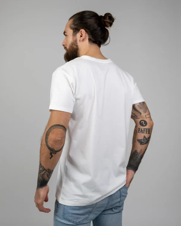 Herren T-Shirt aus Bio-Baumwolle Treeshirt Weiss