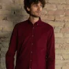 Herren-Hemd Emile Bordeaux