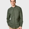 Herrenhemd mit Stehkragen Simon Olive