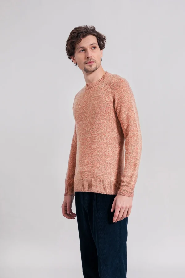 Herren-Kaschmirpullover Dante Orange