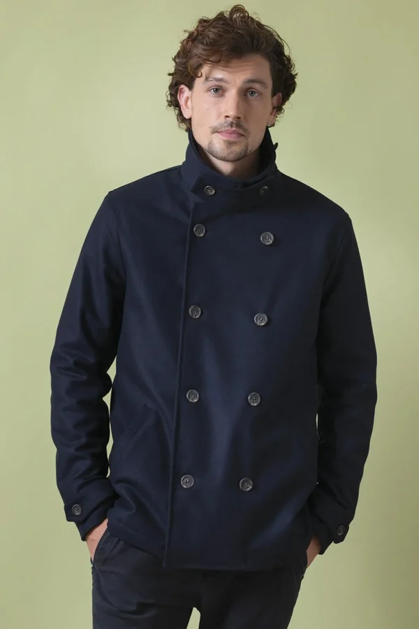 Herrenmantel Achab Marine