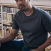 Herren-T-Shirt aus Bio-Baumwolle Essaim Anthrazit