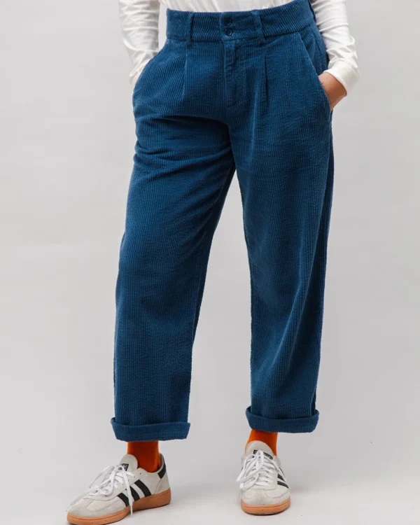 Indigo Damen-Cordhose