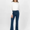 Isy Stone Indigo DamenFlared Jeans
