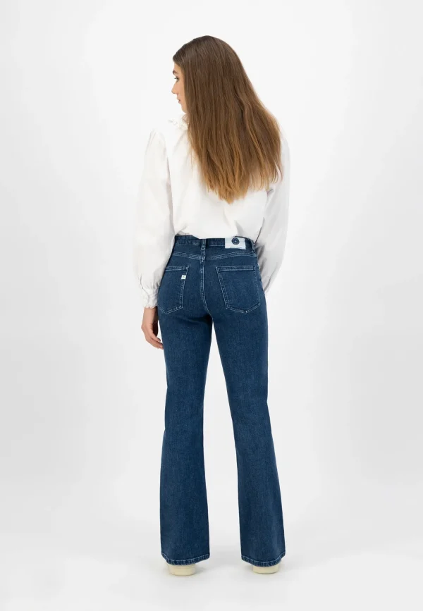 Isy Stone Indigo DamenFlared Jeans