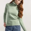Kaschmir Rollkragen-Pullover Susanna Mintgrün