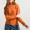 Kaschmir Rollkragen-Pullover Ada Orange