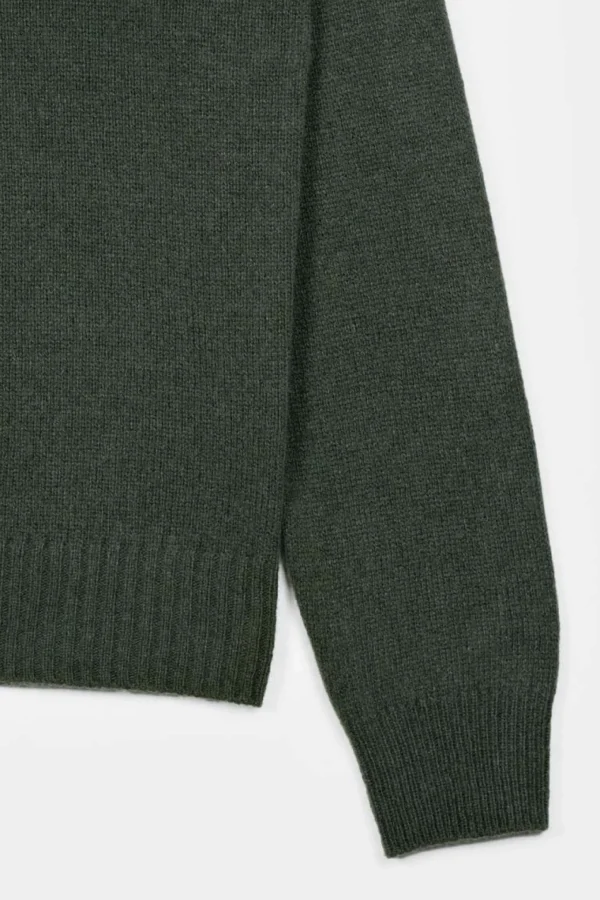 Kaschmir Rollkragen-Pullover Ada Waldgrün