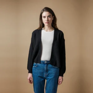 Kaschmir-Cardigan Margherita Schwarz