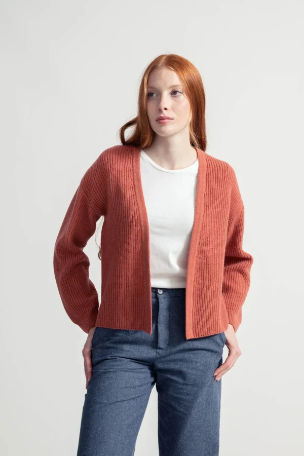 Kaschmir-Cardigan Margherita Pink Pompelmo