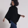 Kaschmirponcho Elisabetta Schwarz