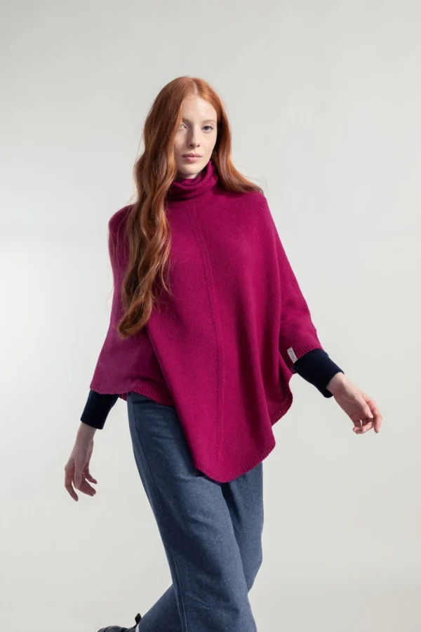 Kaschmirponcho Elisabetta Rosa