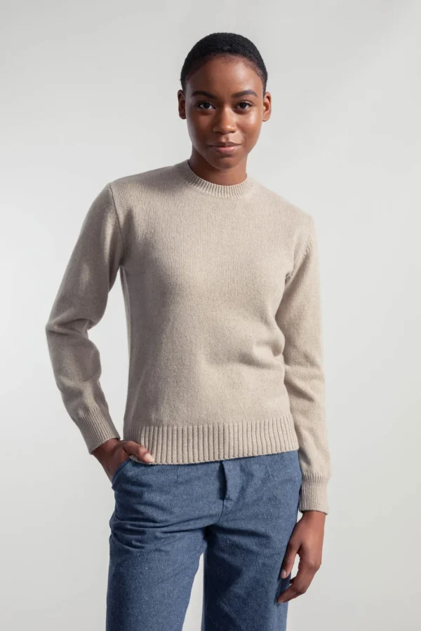 Kaschmirpullover Edda Beige