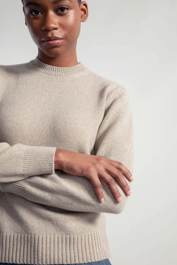 Kaschmirpullover Edda Beige
