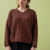 Kaschmirpullover Luisa lila meliert