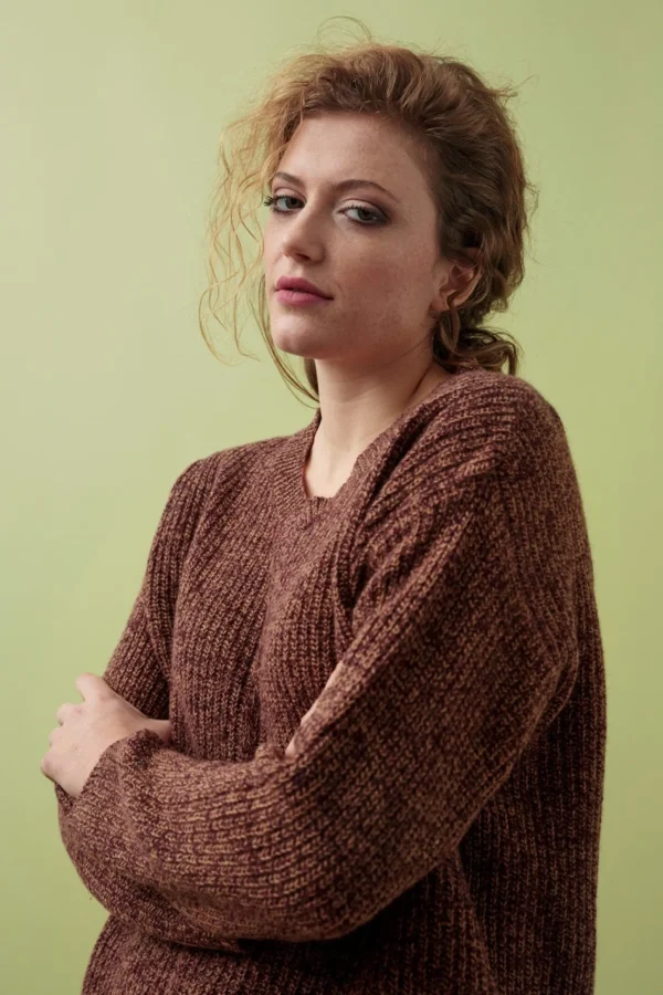 Kaschmirpullover Luisa lila meliert