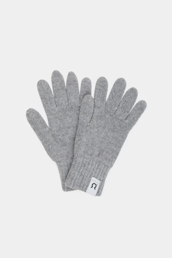 Kaschmirwolle Damenhandschuhe Anita Grau