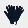 Kaschmirwolle Damenhandschuhe Anita Marineblau