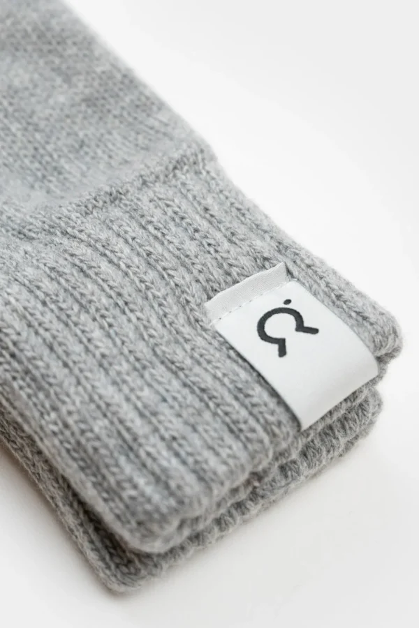 Kaschmirwolle Damenhandschuhe Anita Grau