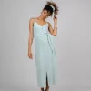 Langes Sommerkleid Hellgrün