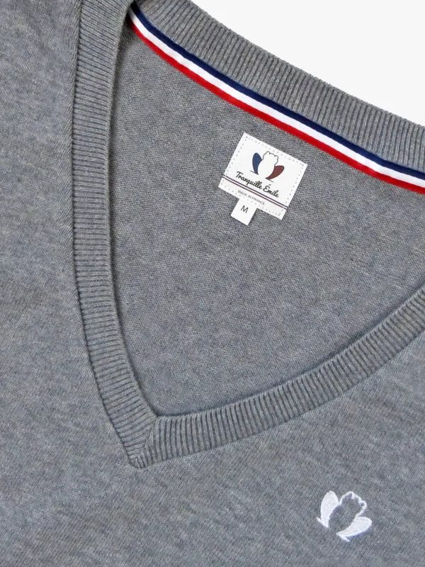 Le Délicat Damenpullover Grau