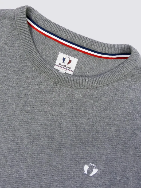 Le Délicat Herrenpullover Grau