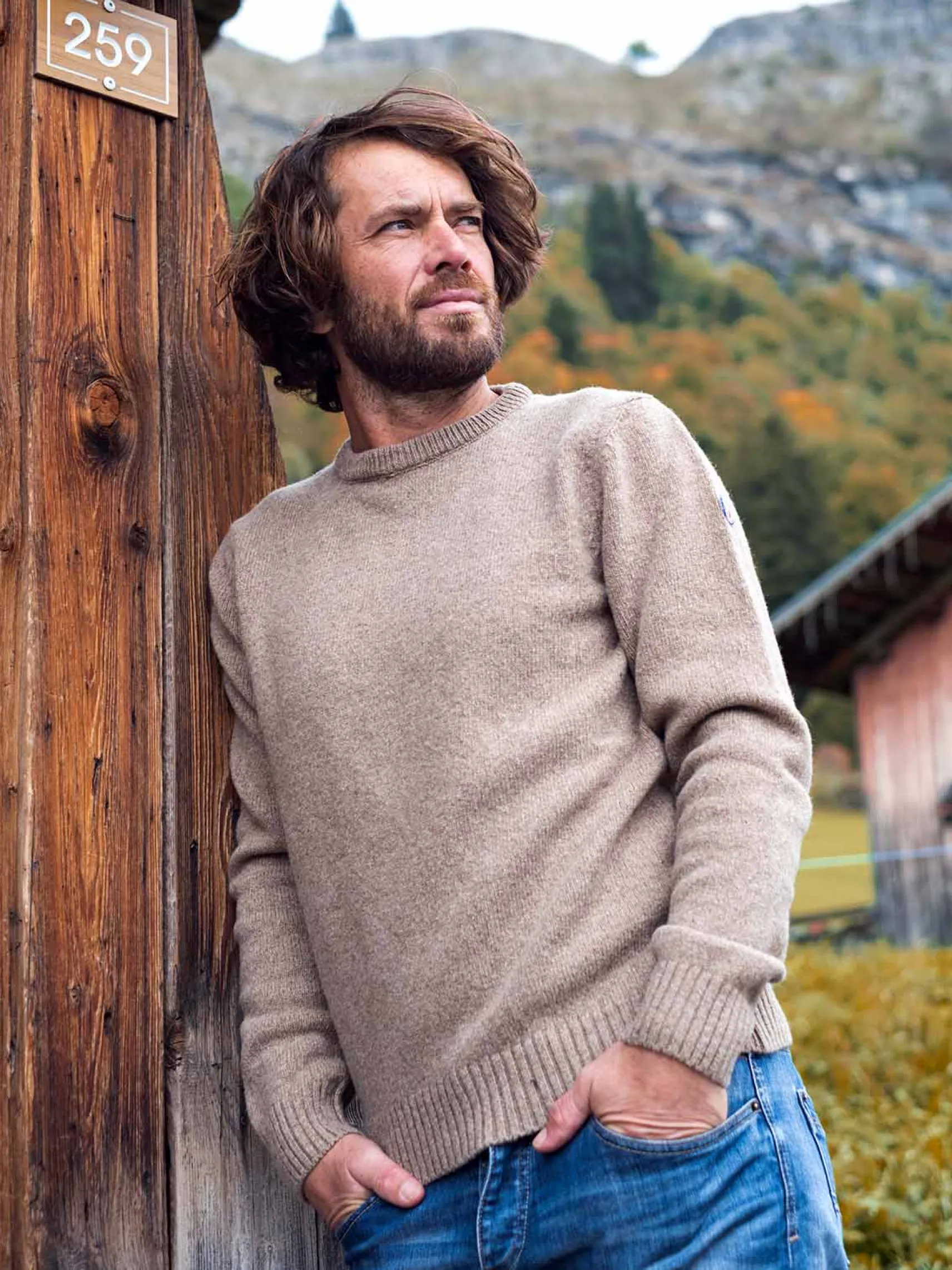 le_frileux_naturel_unisex_0.webp Le Frileux Naturel Unisex-Merinopullover