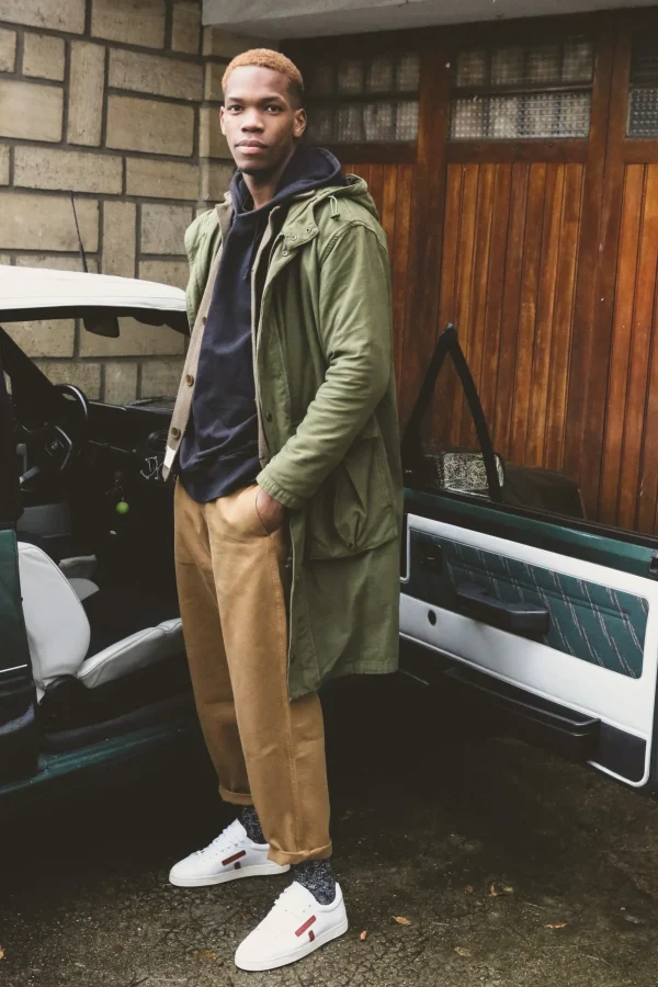 Ledersneaker Kelwood Bordeaux