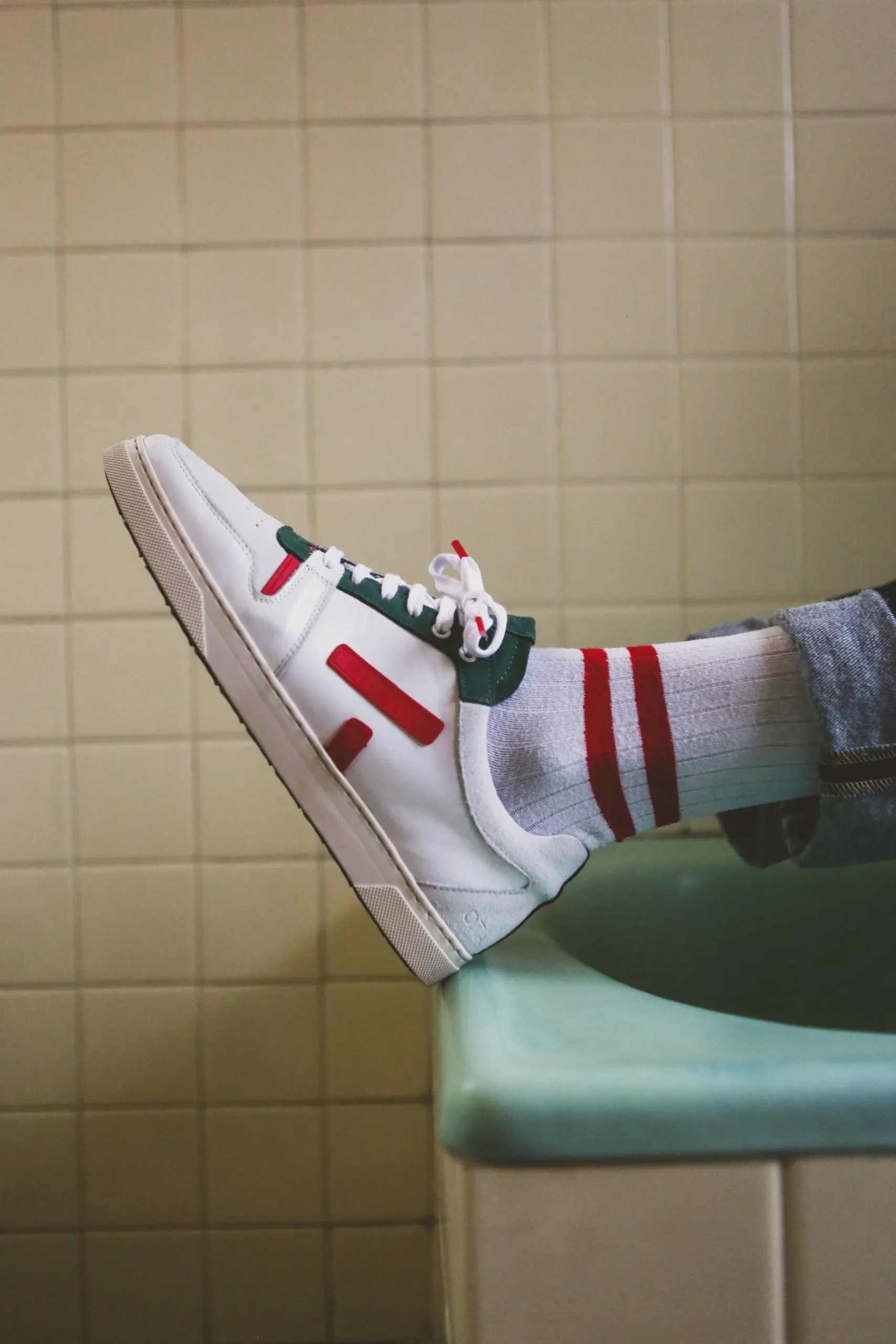 ledersneaker_sansaho_rot__1.webp Ledersneaker Sansaho rot und grün
