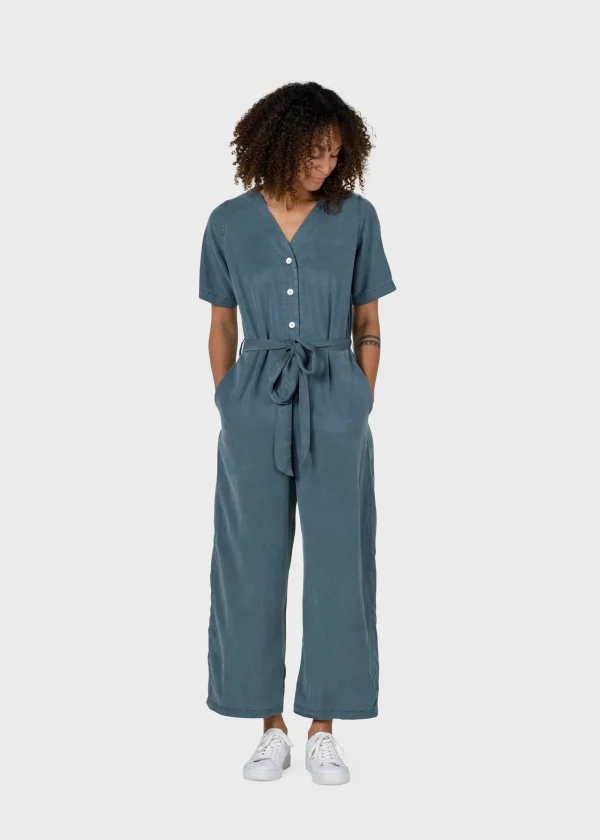 Leichter Damen-Jumpsuit Marna Grün