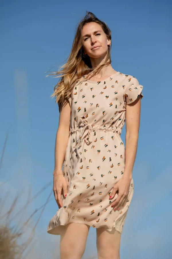 Leichtes Skaterrkleid Costa Blush