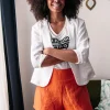 Leinenshorts Zef Orange