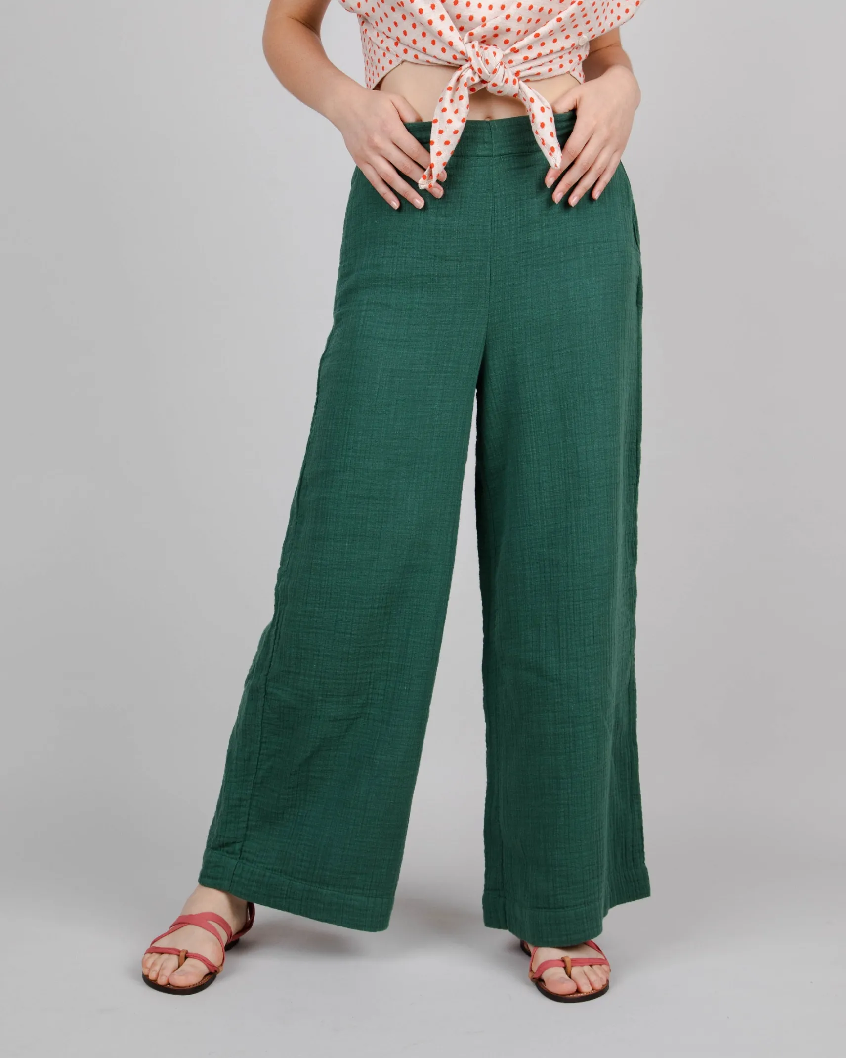 lockere_damenhose_grn_0.webp Lockere Damenhose Grün