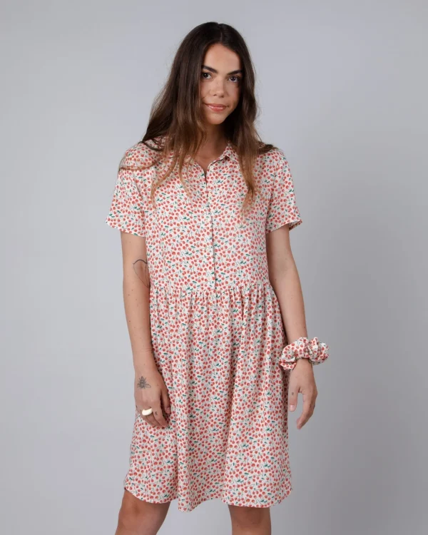 Lockeres kurzes Kleid Cherry Sand