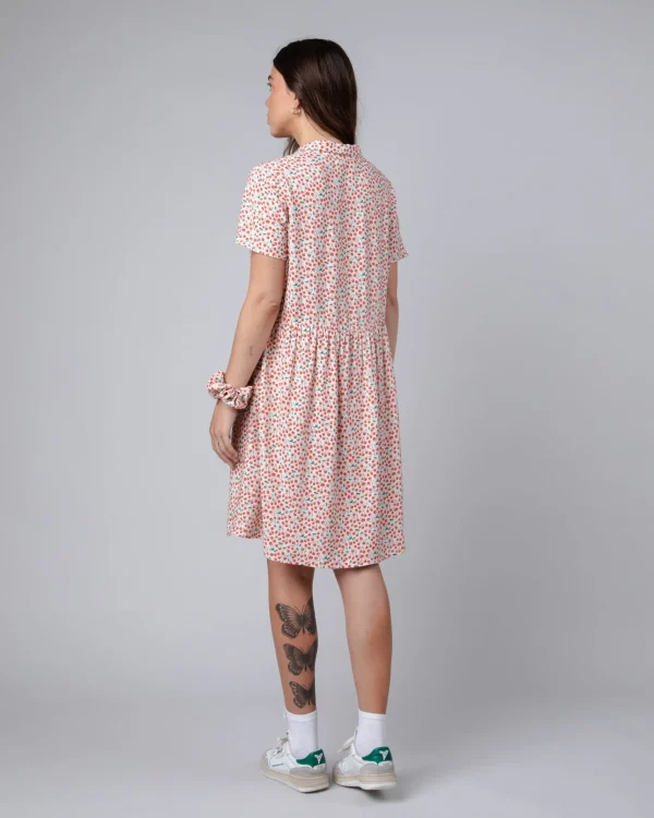 Lockeres kurzes Kleid Cherry Sand