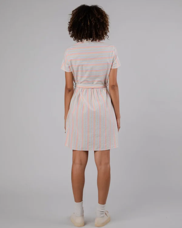 Lockeres kurzes Kleid Sunset Apricot
