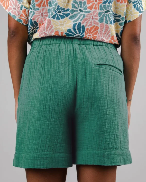 Lässige Damen-Shorts Bubbles Green