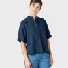 Lyocell Bluse Solrun Navy