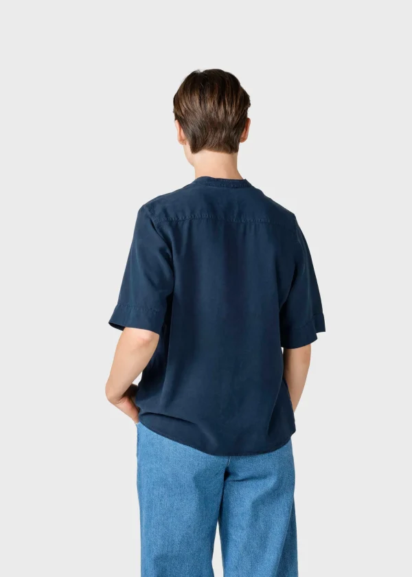Lyocell Bluse Solrun Navy