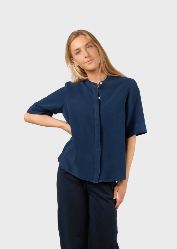 Lyocell Bluse Solrun Ocean