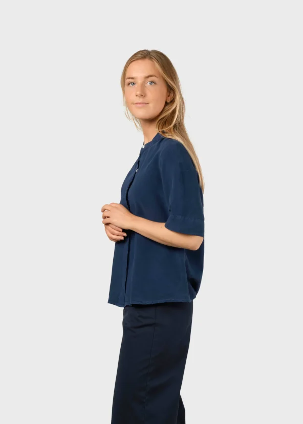 Lyocell Bluse Solrun Ocean