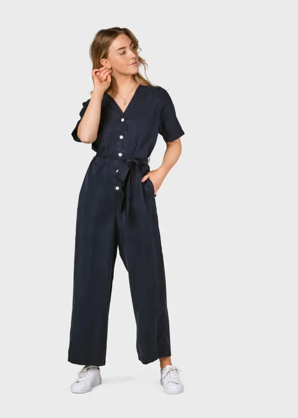 Lyocell Damen-Hosenanzug Marna Navy
