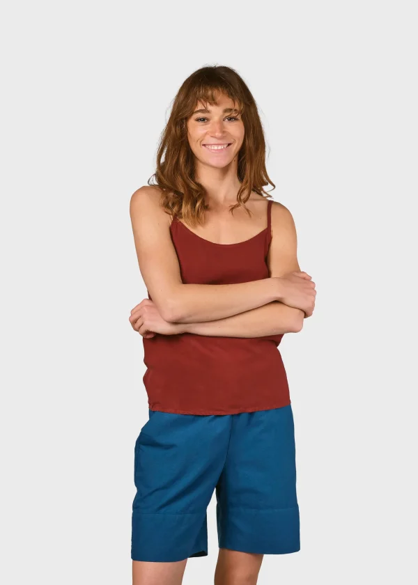 Lyocell Tank-Top Lili Terracotta