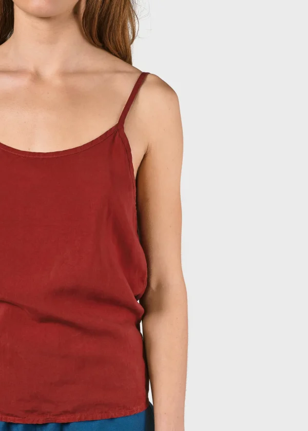 Lyocell Tank-Top Lili Terracotta