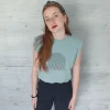 Maeve-Grünspan-Oberteil