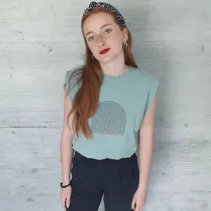 Maeve-Grünspan-Oberteil